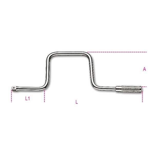 cles-vilebrequin-manuel - vilebrequin-carre-male-12 - 920/46 - beta-tools - Tinsal - Algérie