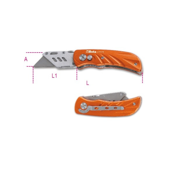 couteaux - couteau-a-cran-darret-avec-lame-trapezoidale - 017770030 - beta-tools - Tinsal - Algérie