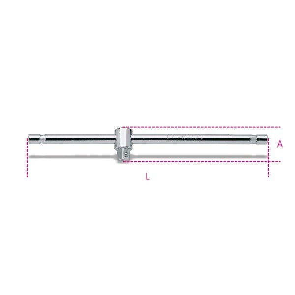 poignees-et-barres-de-force - poignee-coulissante-carre-male-12 - 920/42 - beta-tools - Tinsal - Algérie