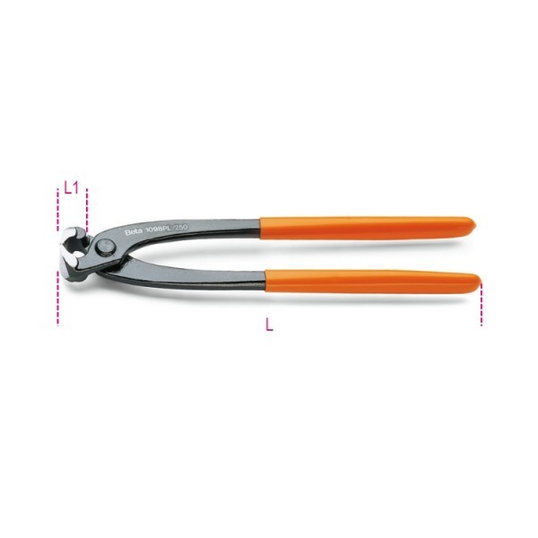 tenailles - tenaille-type-russe-branches-gainees-pvc - 1098PL - beta-tools - Tinsal - Algérie